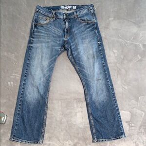 Men's wrangler retro slim boot jeans size 34 x 30